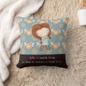 Coussin Crèche classique de cru de citation de littérature (Couverture)