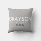 Coussin Crèche de vedette du rock ou salle de jeux - (Verso)