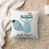 Coussin Crèche moderne de région boisée de bébé tribal (Couverture)