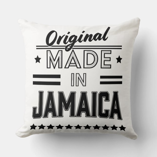 Coussin Créé à l'origine en Jamaïque (Recto)
