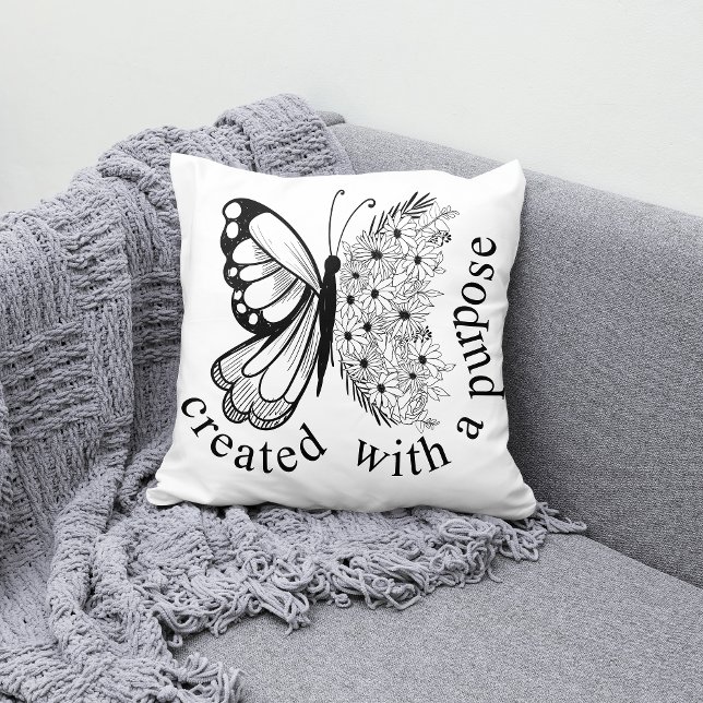 Coussin Créé avec un but (Créateur téléchargé)