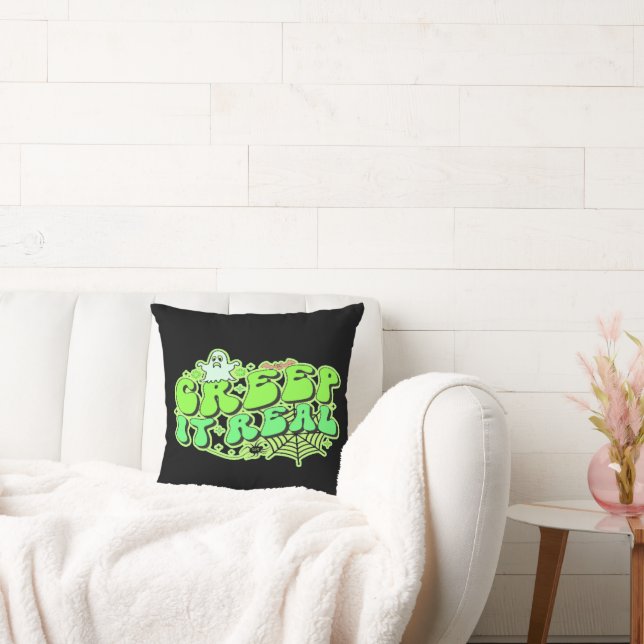 Coussin CREER IL VRAIMENT drôle halloween (Canapé)