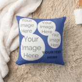 Coussin créer son propre jeu d'oreiller photo collage text (Couverture)