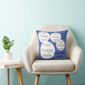 Coussin créer son propre jeu d'oreiller photo collage text (Chaise)