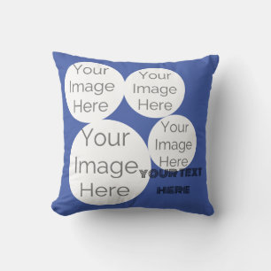 Coussin créer son propre jeu d'oreillers photo texte modèl