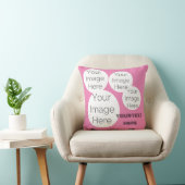 Coussin créer son propre Throw Pillow photo texte modèle r (Chaise)