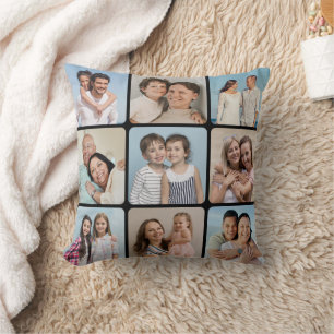 Coussin Créez vos propres angles ronds 9 Collage photo
