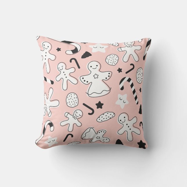 Coussin Créez vos propres biscuits au gingembre (Recto)