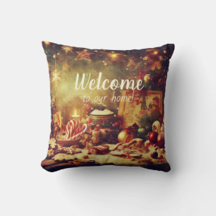 Coussin Créez vos propres souvenirs de Noël romantiques