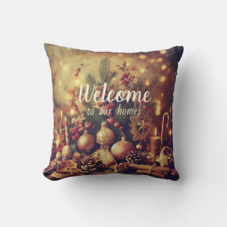 Coussin Créez votre propre arbre de Noël décoré
