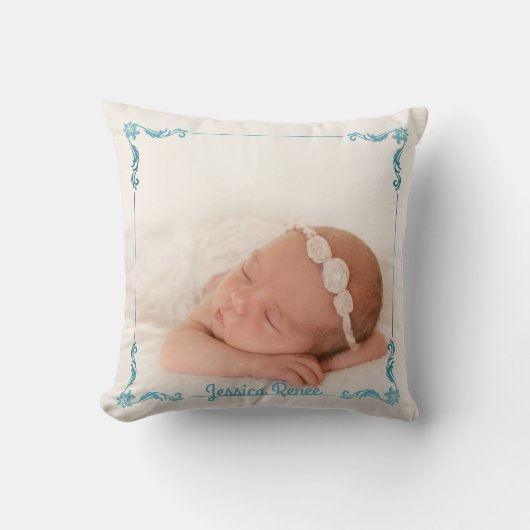Coussin Créez votre propre cadre fait sur commande de (Recto)