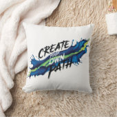 Coussin Créez votre propre chemin d'accès Conception inspi (Couverture)