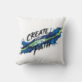 Coussin Créez votre propre chemin d'accès Conception inspi (Recto)