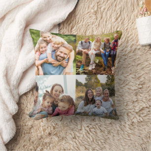 Coussin Créez votre propre collage de 8 photos