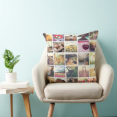 Coussin Créez votre propre collage photo (Chaise)