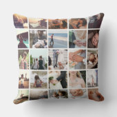 Coussin Créez votre propre collage photo (Verso)