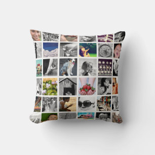 Coussin Créez votre propre collection de photos avec l'ore