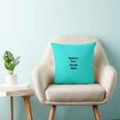 Coussin Créez votre propre cyan (Chaise)