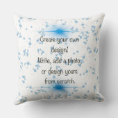 Coussin Créez votre propre design et photo cadeau décorati (Verso)