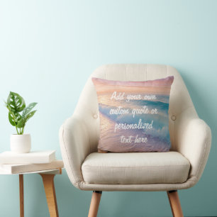 Coussin Créez votre propre devis personnalisé Sunset Beach
