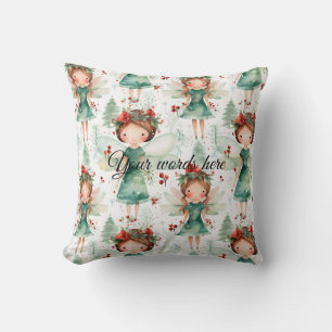 Coussin Créez votre propre fée de Noël