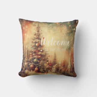Coussin Créez votre propre forêt d'arbres de Noël