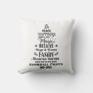 Coussin Créez votre propre modèle personnalisé simple 16"