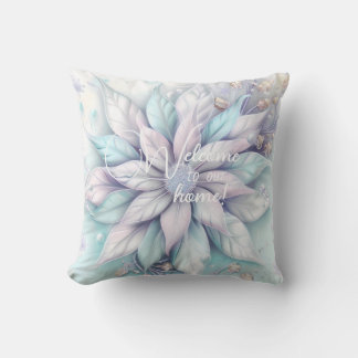 Coussin Créez votre propre Pastel Géant Poinsettia