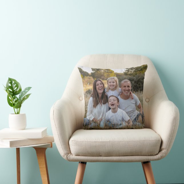 Coussin Créez Votre Propre Photo Custom Pic Double Face (Chaise)