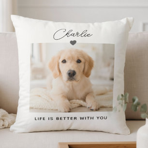 Coussin Créez votre propre photo d'animal de compagnie Scr