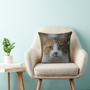 Coussin Créez Votre Propre Photo de Chat Personnalisée