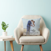 Coussin Créez Votre Propre Photo De Couple Ajoutez Des Nom (Chaise)