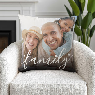 Coussin Créez votre propre photo de famille