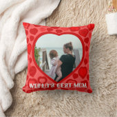 Coussin Créez votre propre photo encadrée par coeur (Couverture)