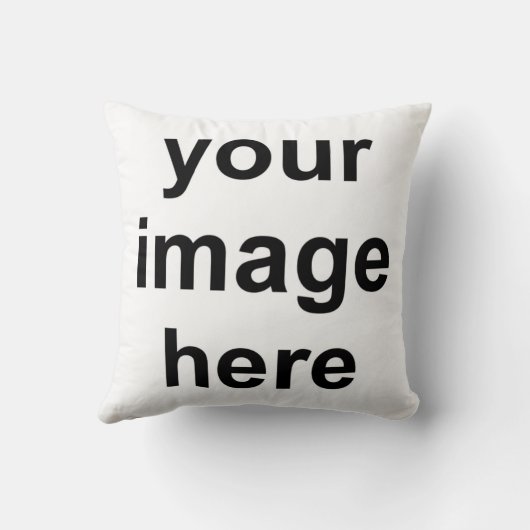Coussin Créez votre propre photo faite sur commande (Verso)