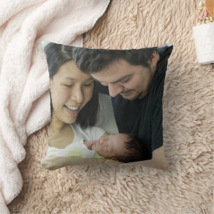 Coussin Créez Votre Propre Photo Personnalisée Double Face