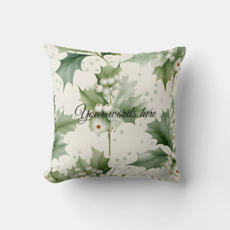 Coussin Créez votre propre souris blanche élégante