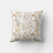 Coussin Crème Chic Blanc Brun Anniversaire Rayures (Verso)