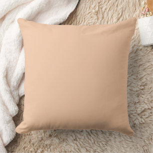 Coussin Crème d'Abricot Uni