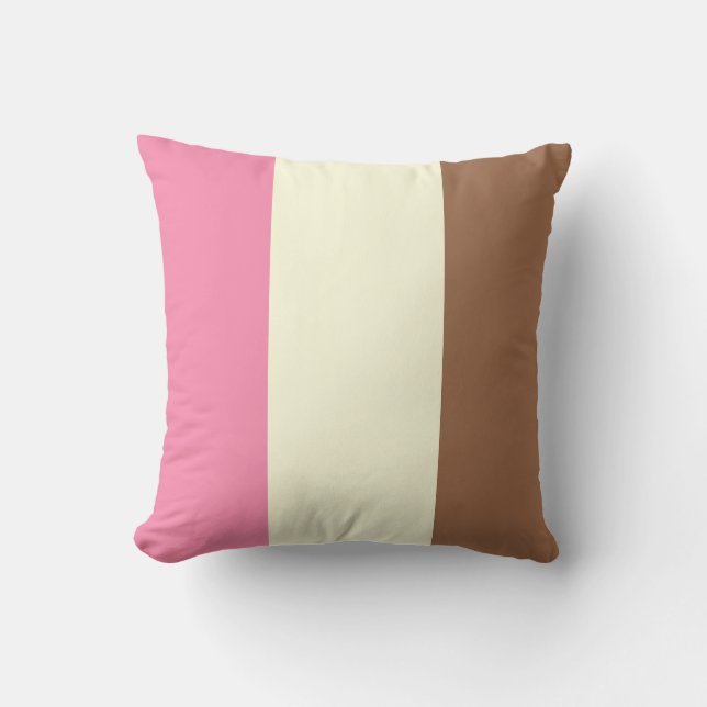 Coussin Crème de glace napolitaine (Recto)