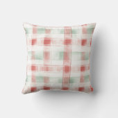 Coussin Crème de Menthe Rose Points et Rubans Noël   (Verso)