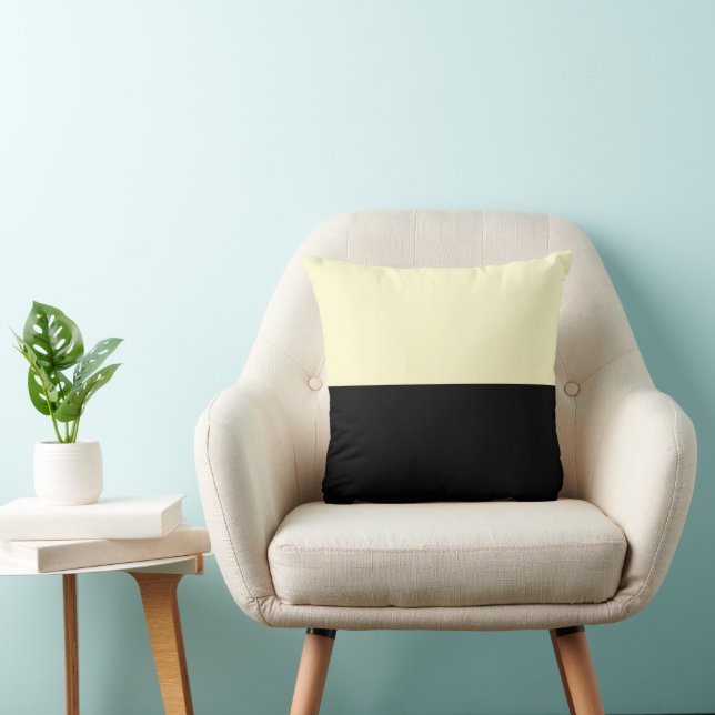 Coussin Crème et noir (Chaise)