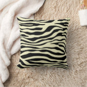 Coussin Crème Zebra Stripes Poster de animal (Couverture)