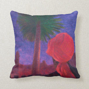 Coussin Crépuscule rouge Jodhpur 2012 de turban