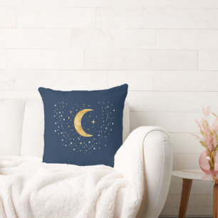 Coussin Crescent Moon étoile