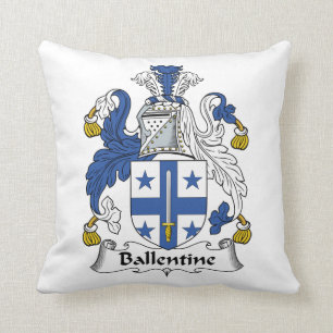 Coussin Crête de famille de Ballentine