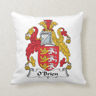 Coussin Crête de famille d'O'Brien