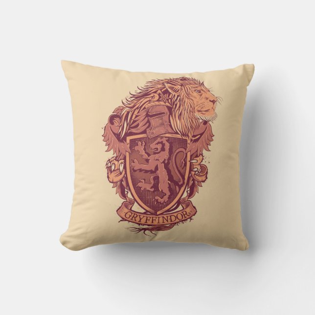 Coussin Crête de lion de Harry Potter | Gryffindor (Recto)