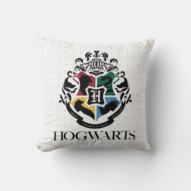Coussin Crête d'école de fierté de Harry Potter | (Recto)