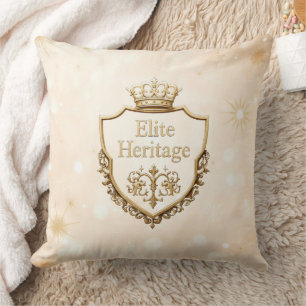 Coussin "Crête Dorée Royale"